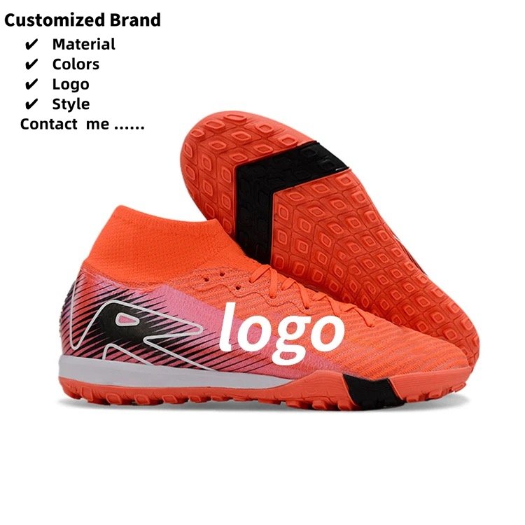 FREE SAMPLE Anti slip Superfly Soccer Shoes Turf Cleats Non-slip Football Men Sneaker Outdoor Grass Training Baseball Shoe
