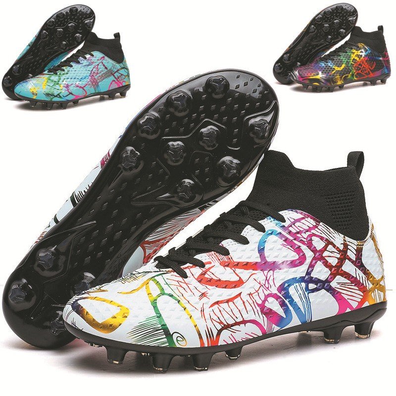 Wholesale Professional Men's Football Shoes High quality charm china OEM manufacturing Big Boys Soccer shoes Boot