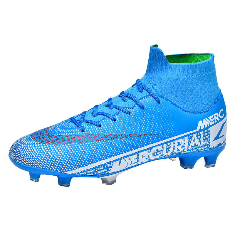 Men Women Long Cleat Spikes Adult Sports Shoes TF Artificial Grass Training High Quality Soccer Shoes