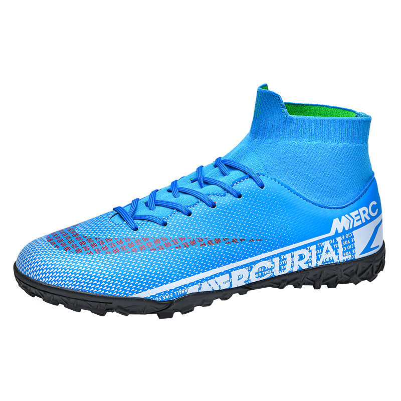 Men Women Long Cleat Spikes Adult Sports Shoes TF Artificial Grass Training High Quality Soccer Shoes