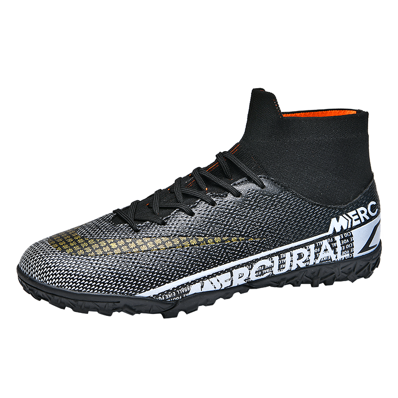 Men Women Long Cleat Spikes Adult Sports Shoes TF Artificial Grass Training High Quality Soccer Shoes