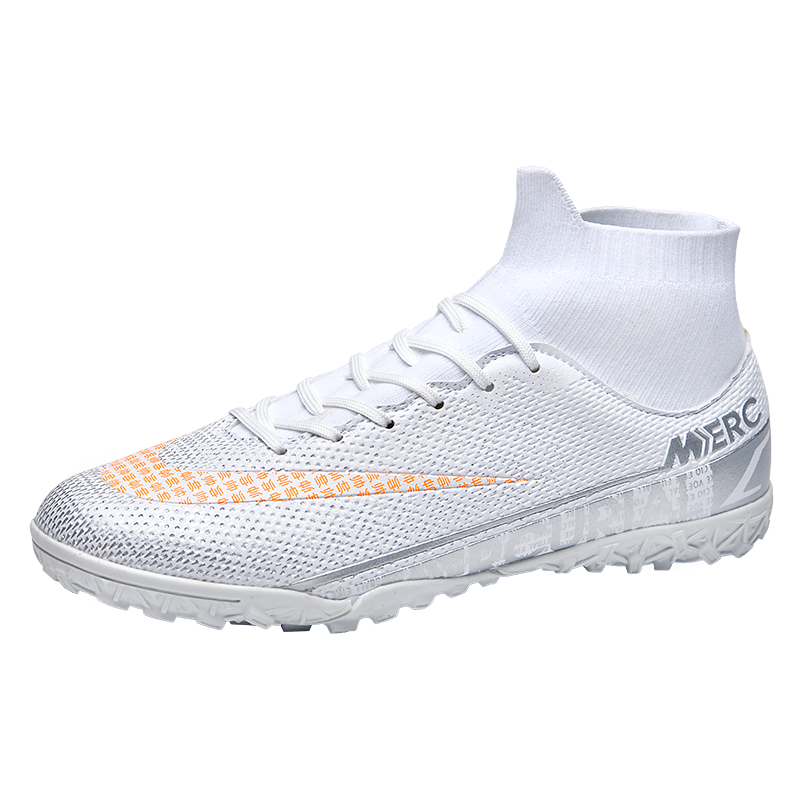 Men Women Long Cleat Spikes Adult Sports Shoes TF Artificial Grass Training High Quality Soccer Shoes