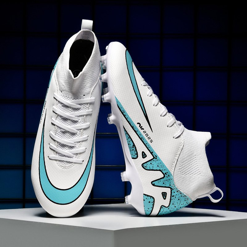2024 men's long spike non-slip soccer shoes factory custom LOGO exclusive children's training football boots