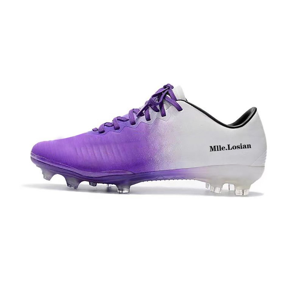 orange-white-black football shoes,fashion trendy football shoes,youth athletic football shoes