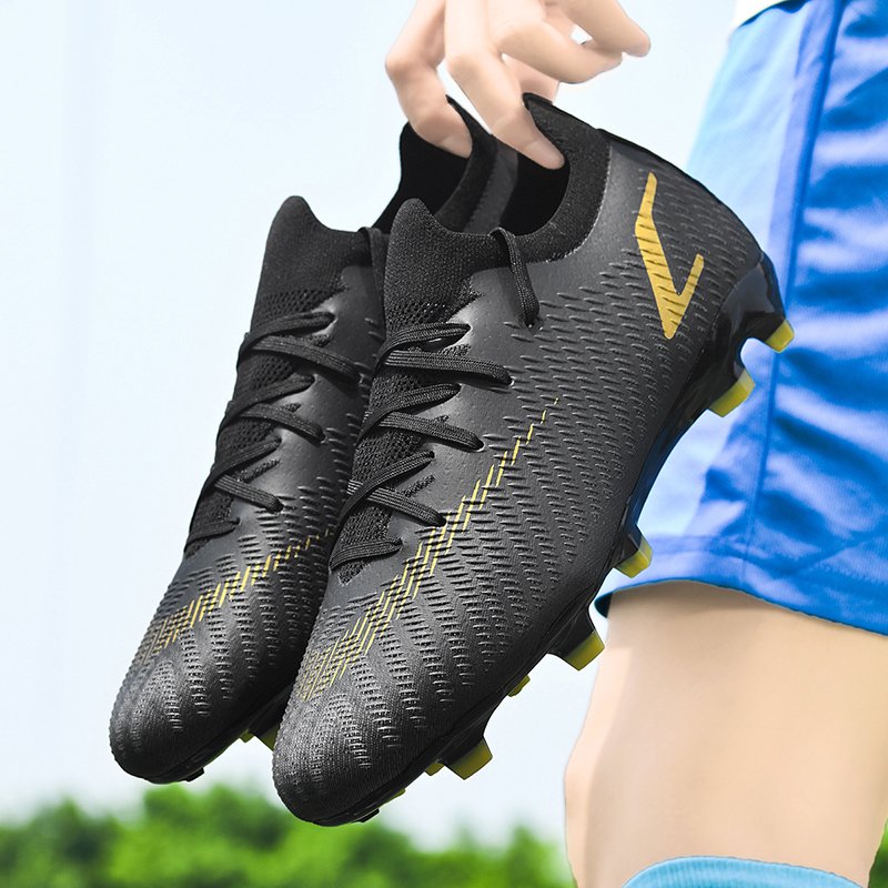 2024 New Adult Professional Soccer Shoes Youth Turf Football Boots Cross-Border Spiky Breathable Sports Shoes for Summer Games