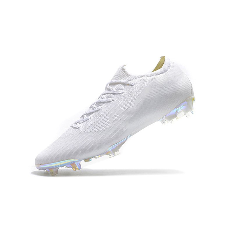 2023 FG Spike Football Boots Plating Bottom Soccer Shoes for Boys Cotton Fabric Durable Rubber Mesh 2 Pairs CN;FUJ