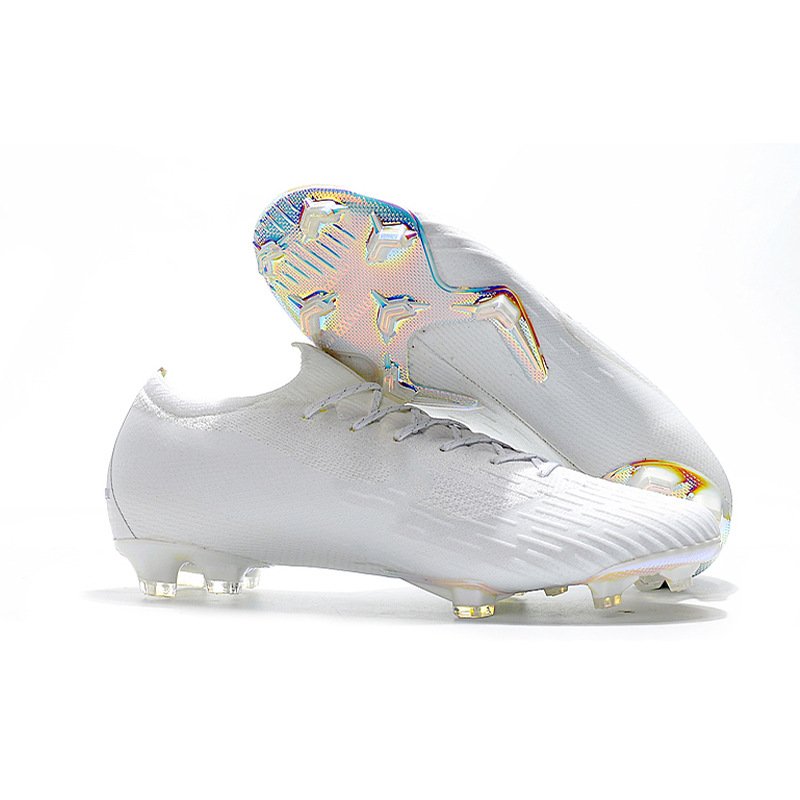 2023 FG Spike Football Boots Plating Bottom Soccer Shoes for Boys Cotton Fabric Durable Rubber Mesh 2 Pairs CN;FUJ