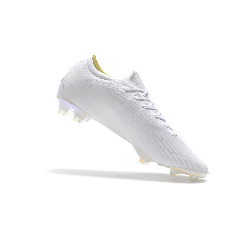 2023 FG Spike Football Boots Plating Bottom Soccer Shoes for Boys Cotton Fabric Durable Rubber Mesh 2 Pairs CN;FUJ