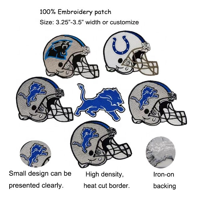Factory price custom iron on embroidery patch iron-on pacthes for hats Custom patches for sports team