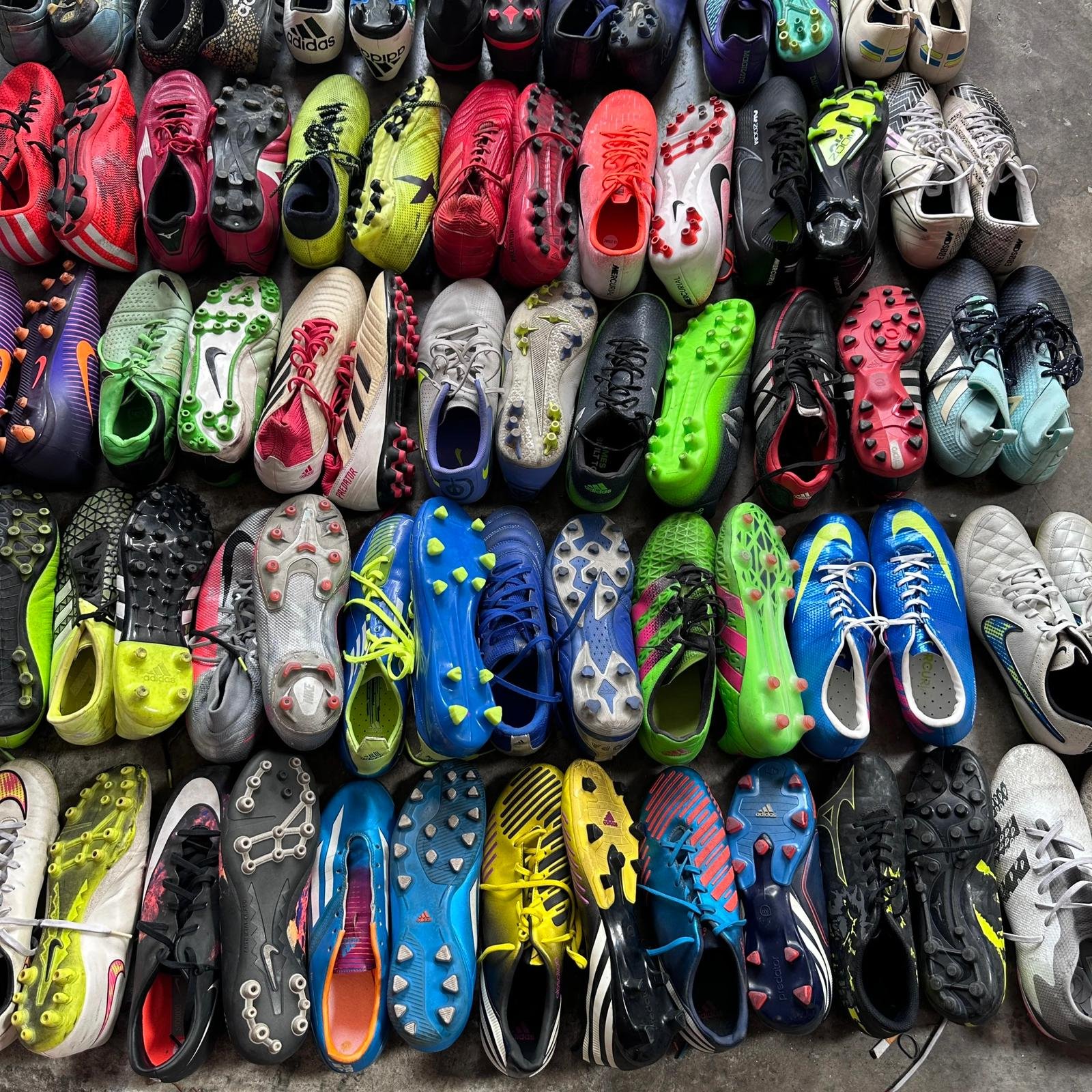 Second Hand Mixed Soccer Boots Bales