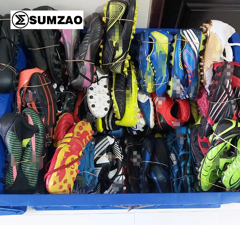 A grade soccer used second hand football shoes used shoes branded bulk used shoes