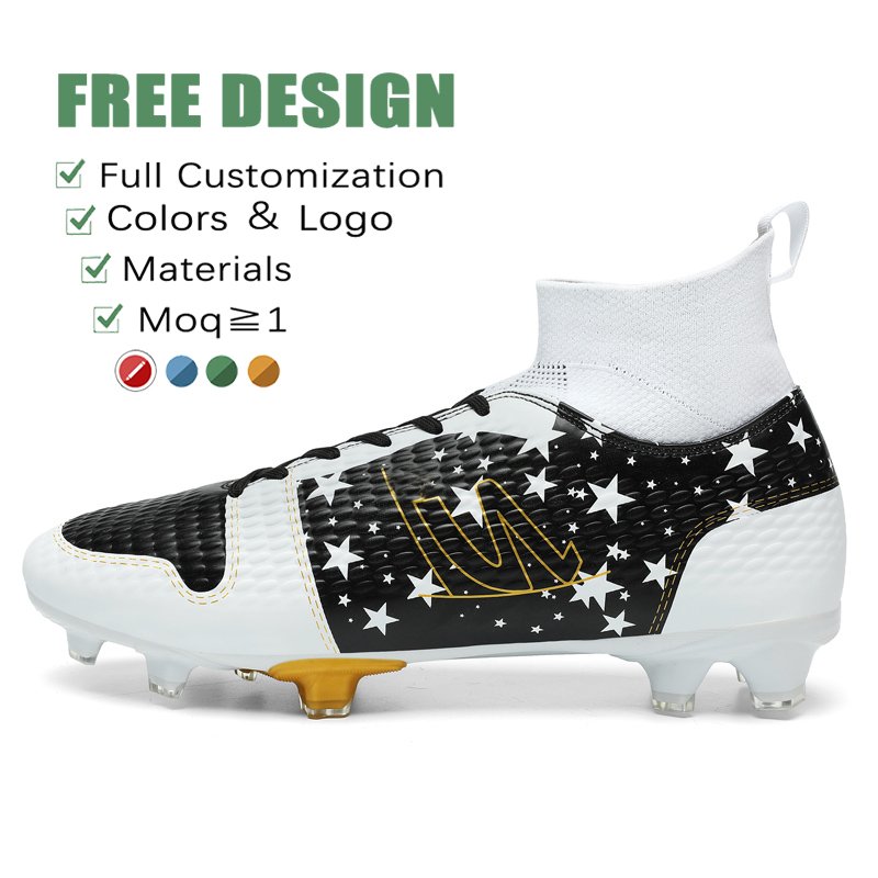 Non-slip Soccer Shoes Football Adult Training Shoes Fully Custom Football Shoe For Men