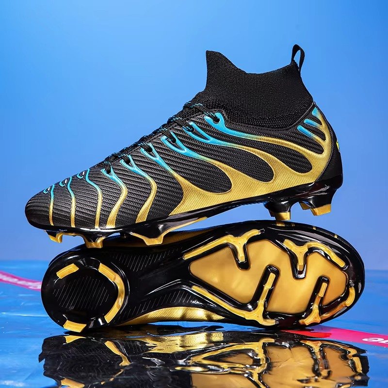 Non-slip High-top Men's And Women Soccer Boot Wear-resistant Training Shoes Grass Outdoor Soccer Cleats