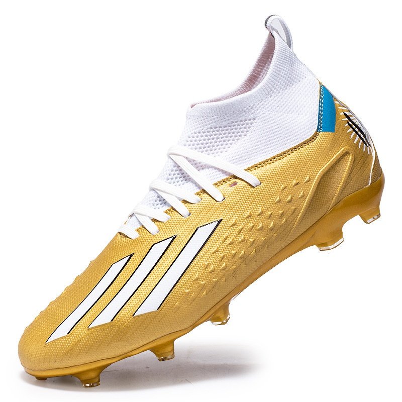 2024 New High-top Professional Training Children's Football Shoes Long Spikes School Lawn Football Youth Plus Size