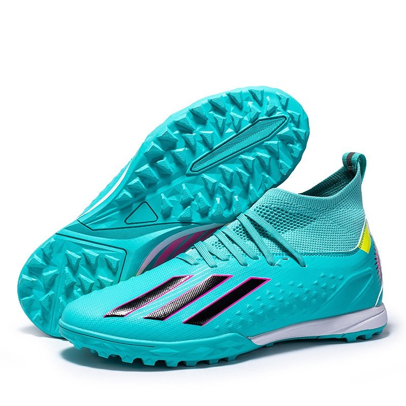 2024 New High-top Professional Training Children's Football Shoes Long Spikes School Lawn Football Youth Plus Size
