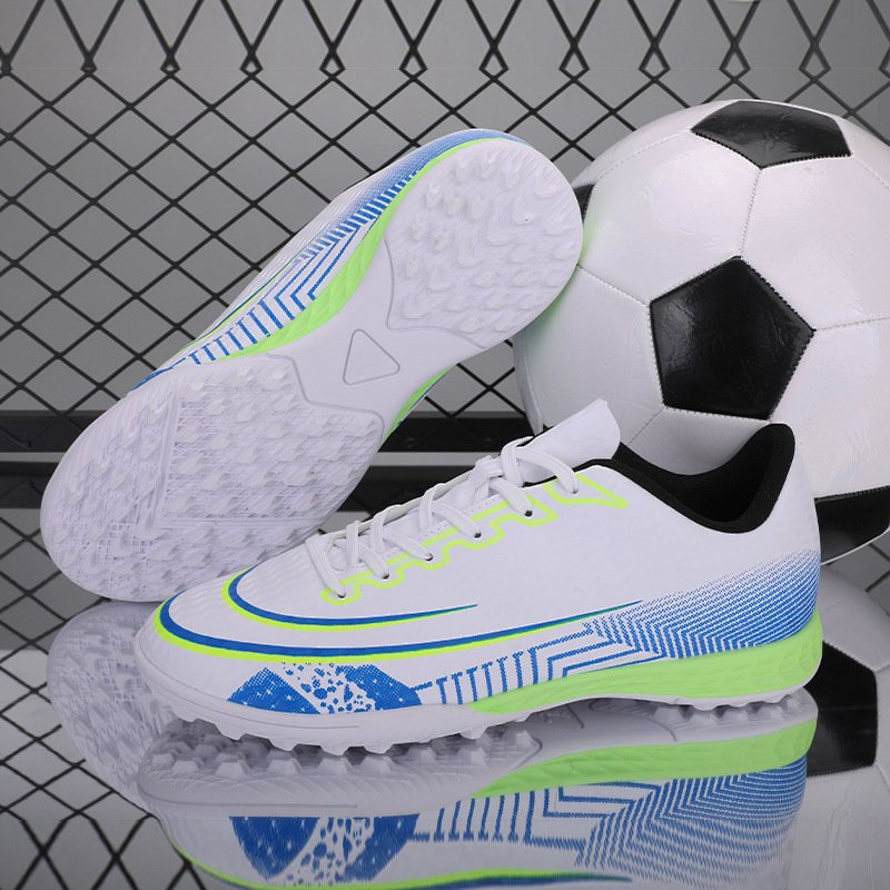 Custom Professional PU Football Sneakers High Ankle Men's Cleats TPR Outsole Football Original Turf Indoor Soccer Shoes for Men
