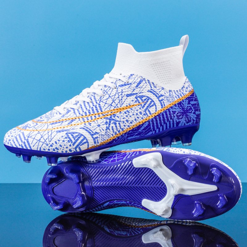 Factory direct sale football shoes long spikes FG broken spikes TF high-top breathable Sports Training Shoes For Soccer Shoes