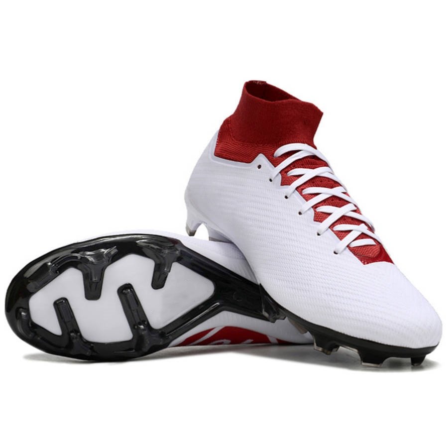 Without-lace High Quality Mens Soccer Shoes Non-Slip Turf Soccer Cleats TF/FG Training Football Sneakers Chuteira Campo 2410