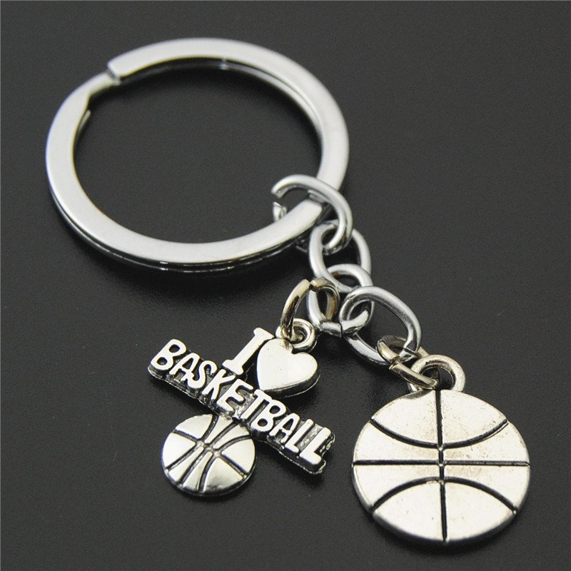 Football Chain Basketball Ring Baseball chain With Soccer Shoes chains For Car Purse Bag Gift rings