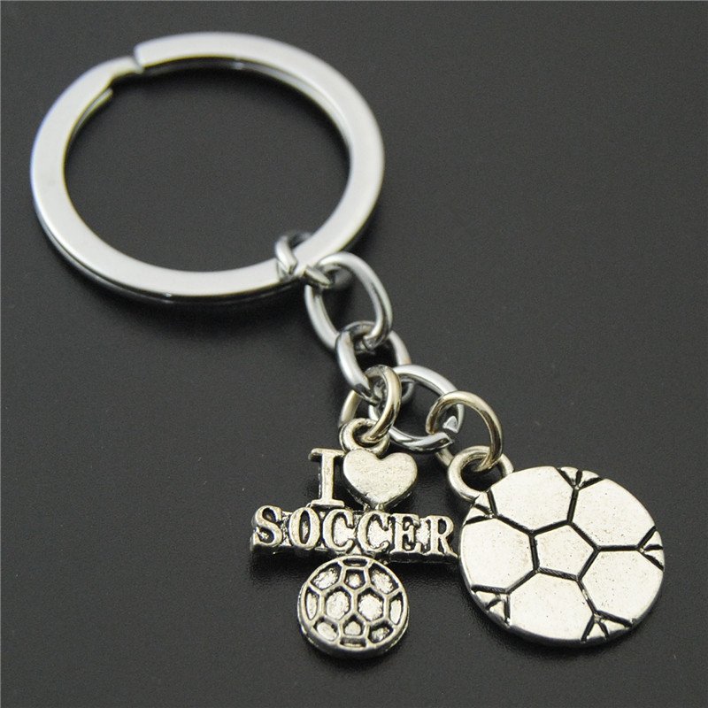 Football Chain Basketball Ring Baseball chain With Soccer Shoes chains For Car Purse Bag Gift rings