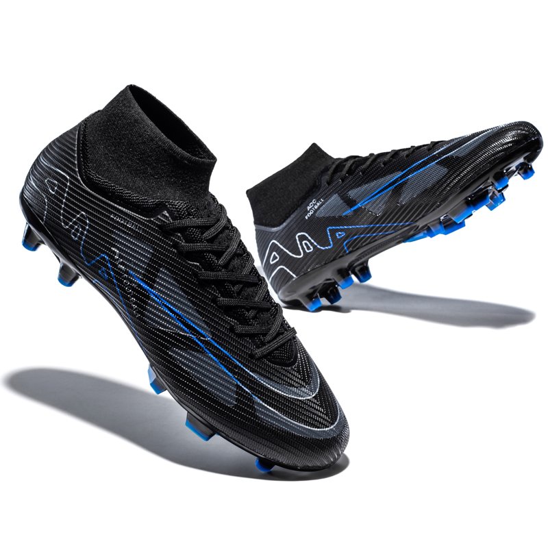 New Football Shoe Man Soccer Boots Original Superfly High Ankle SG Crampons Outdoor Sock Cleats Sneakers futsal shoes