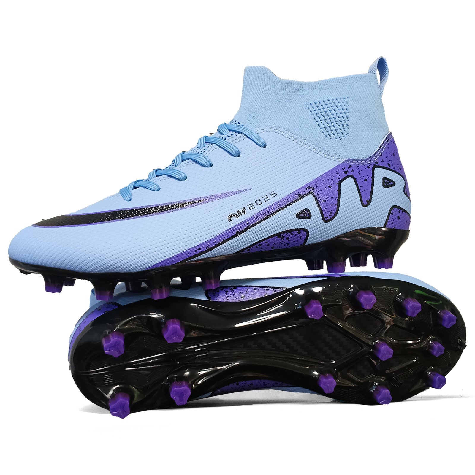 Custom Men's Outdoor Training High Quality Spike Soccer Shoes Lawn FG Men's Soccer Boots