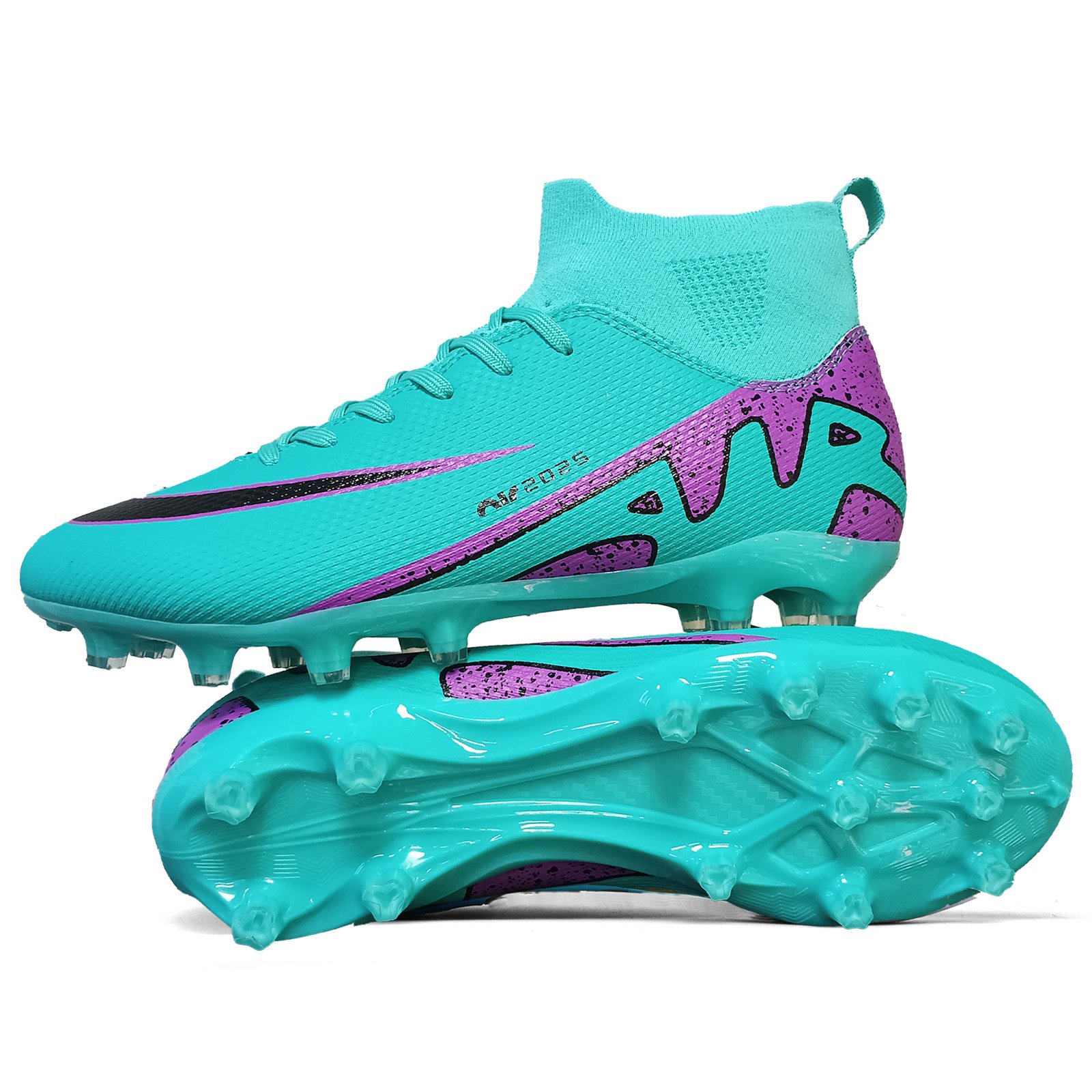 Custom Men's Outdoor Training High Quality Spike Soccer Shoes Lawn FG Men's Soccer Boots