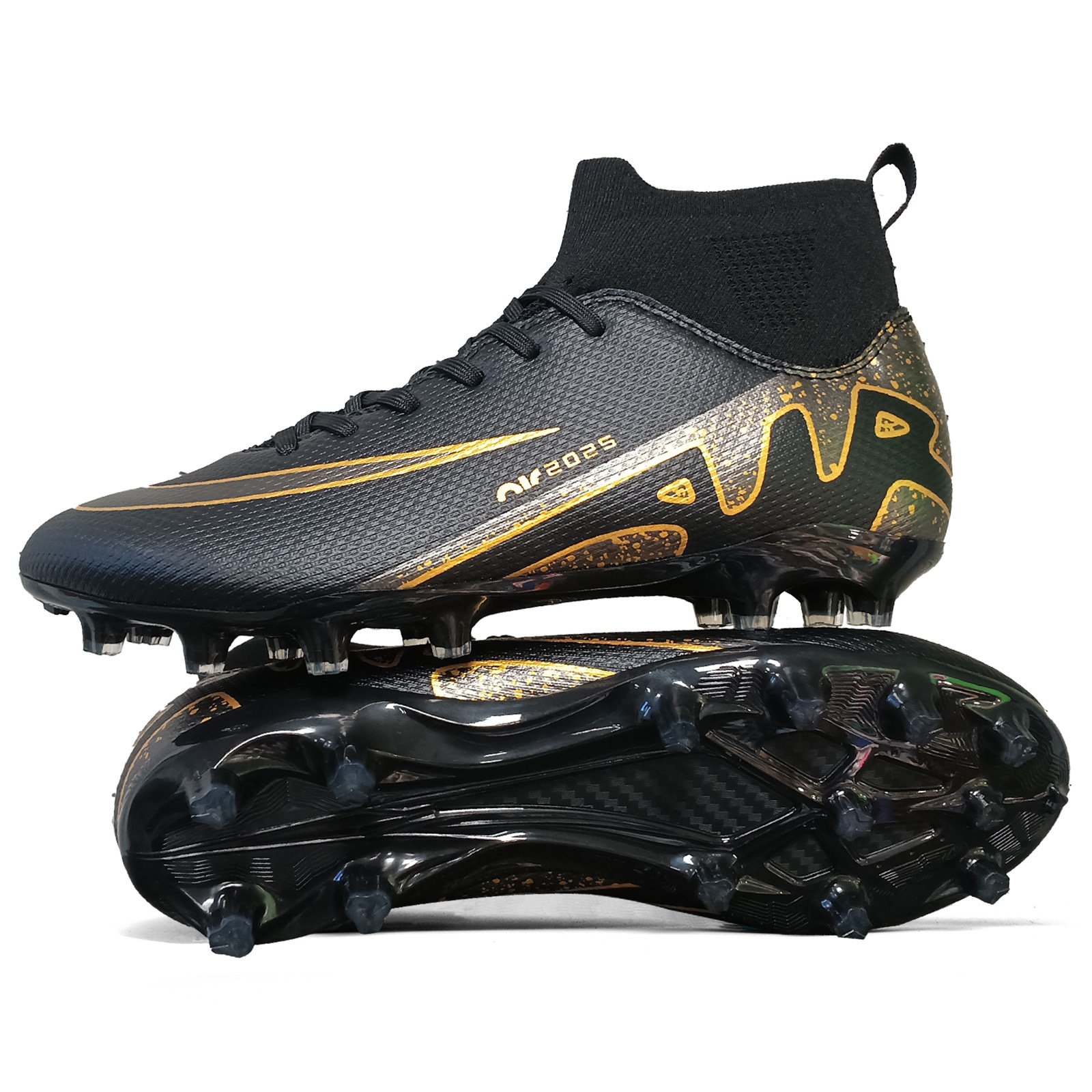 Custom Men's Outdoor Training High Quality Spike Soccer Shoes Lawn FG Men's Soccer Boots