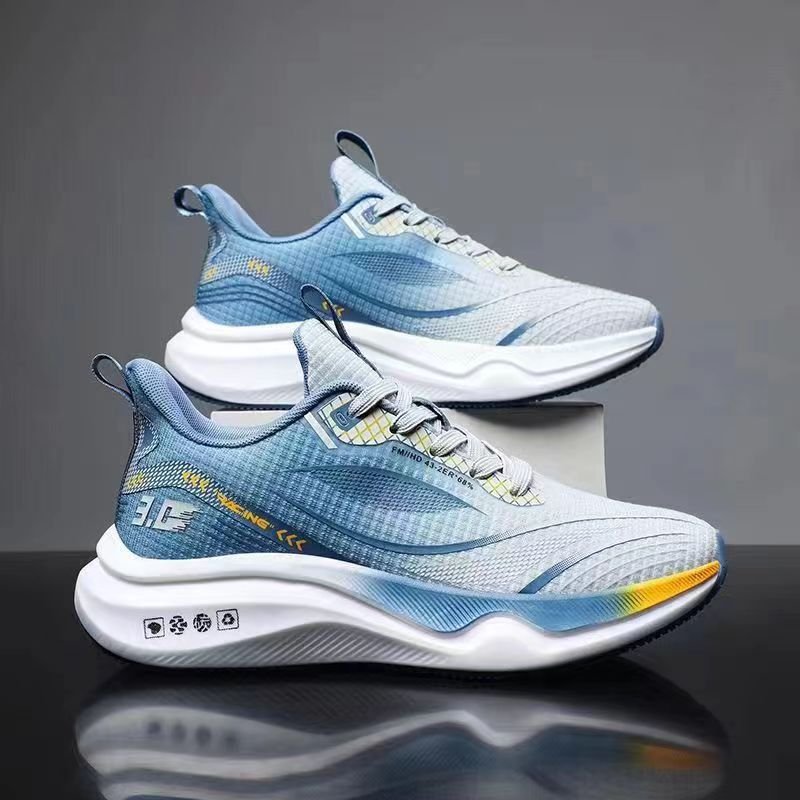 2024 Sports running shoes new cushioned wear casual sports men's shoes ultra-light elastic racing running shoes