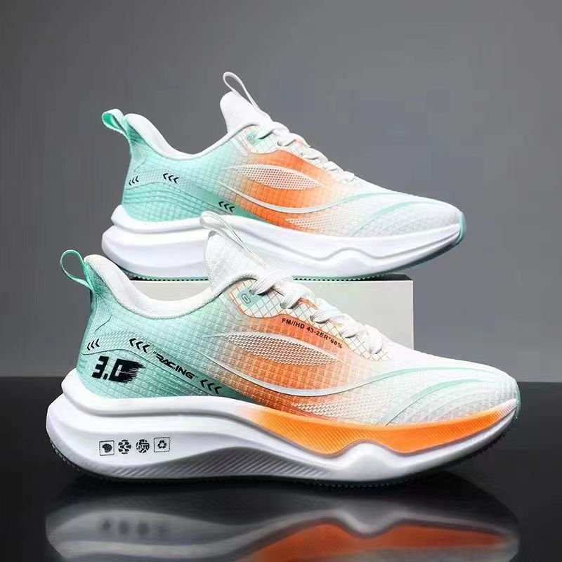 2024 Sports running shoes new cushioned wear casual sports men's shoes ultra-light elastic racing running shoes
