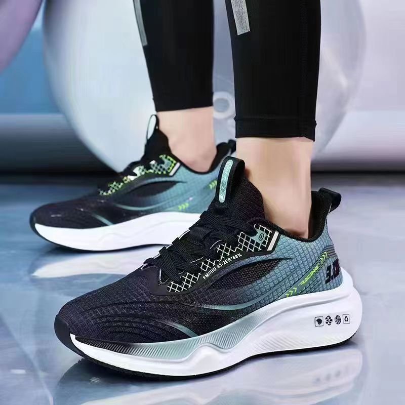 2024 Sports running shoes new cushioned wear casual sports men's shoes ultra-light elastic racing running shoes