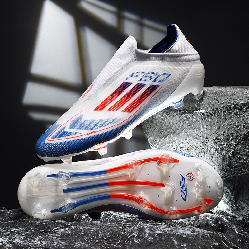 2024 Hot Sale Non-Slip Outdoor Competition Training Turf Outdoor Professional Long Spikes Comfortable Man Football Sports Shoes