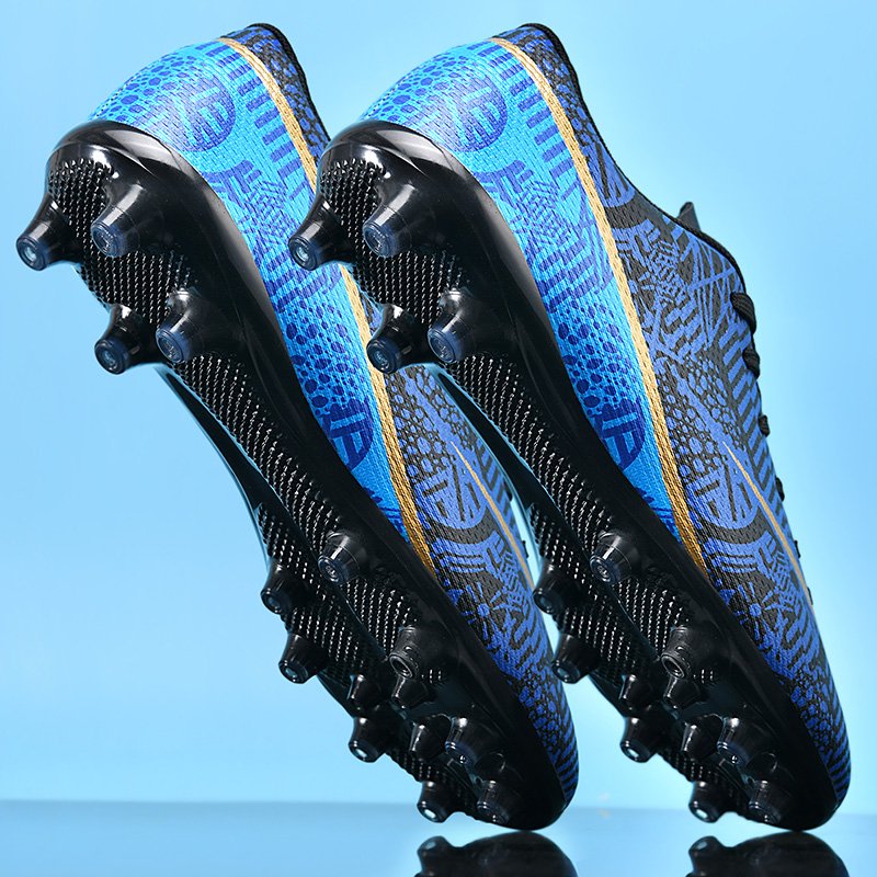Custom logo training high top spike shock absorber football boots turf FG men's football boots
