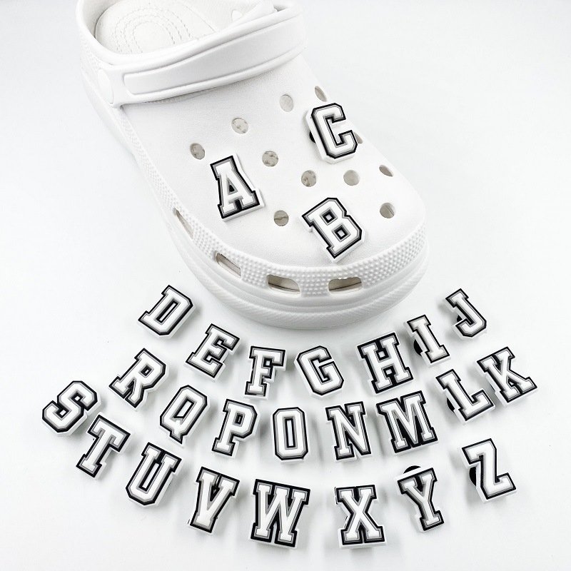 2024 Hot Selling Premier League Shoe Charms Wholesale Letter Shoe Decorations Accessories Letter Shoe Charm For Clog