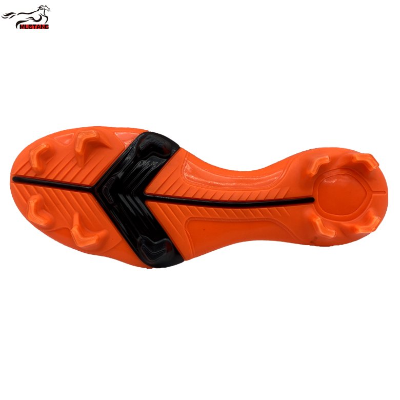 Mustang free sample fashion soccer shoe outsole hot selling soccer shoe outer sole jinjiang factory shoe sole