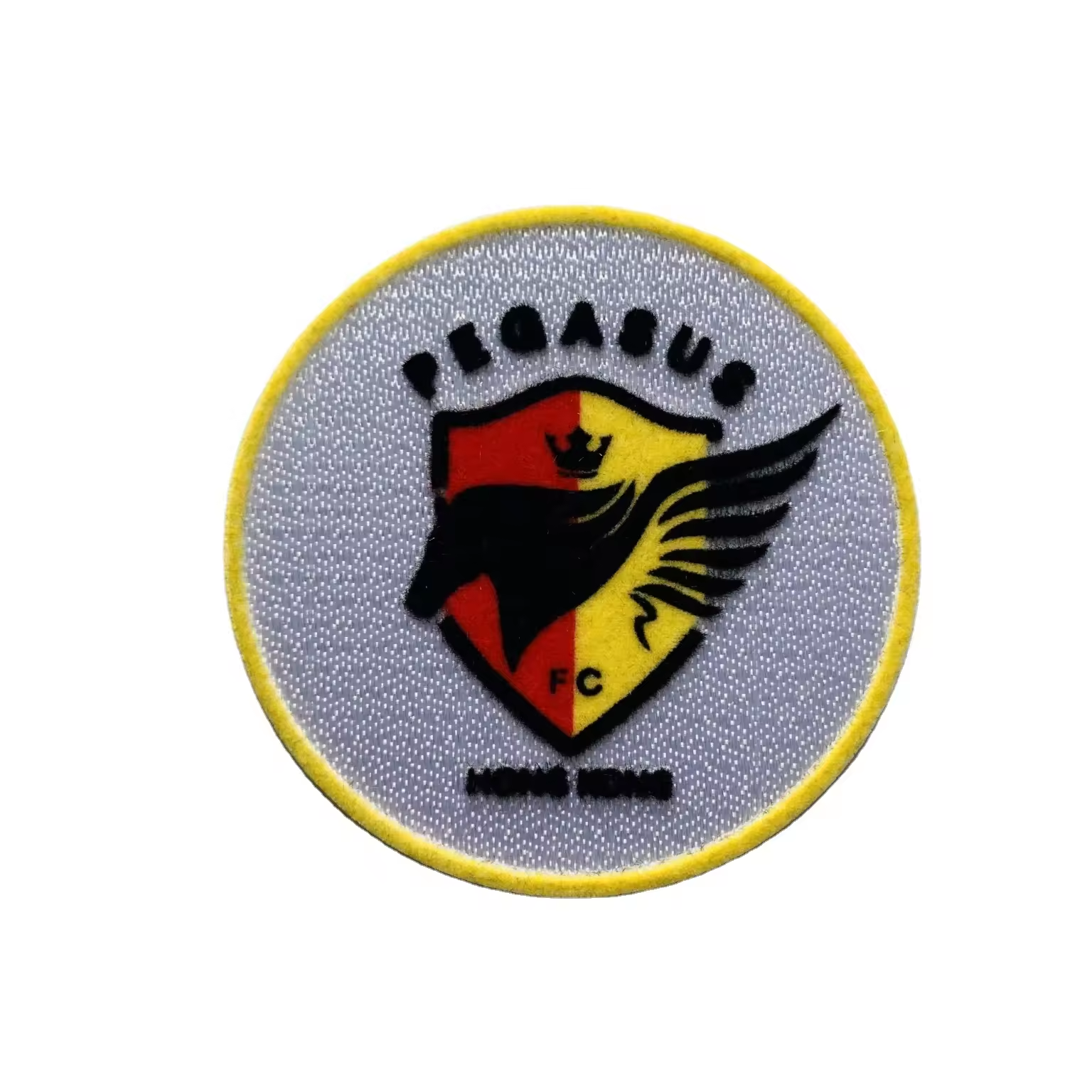 Logo Flock Heat Transfer Tatami Patches with Iron on Backing Supplier Custom Soccer Private Sports Football Shoes Customized