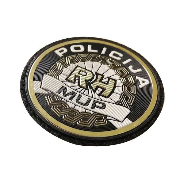 Custom Sport Soccer Jersey TPU Badge Metflex Heat Transfer Embossed 3D Flexstyle Logo Labels Plating High Frequency TPU Patches