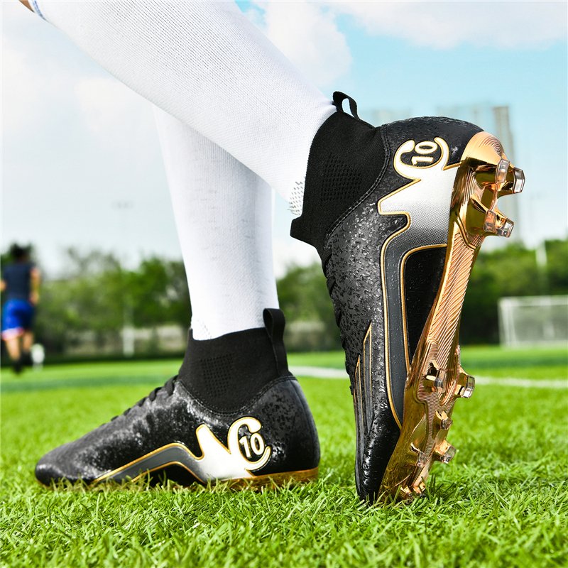 Men's Soccer Shoes Anti-slip TF/FG Football Boots Breathable Outdoor Grass Soccer Boot Low-Top Non-Slip Sports Soccer Sneakers