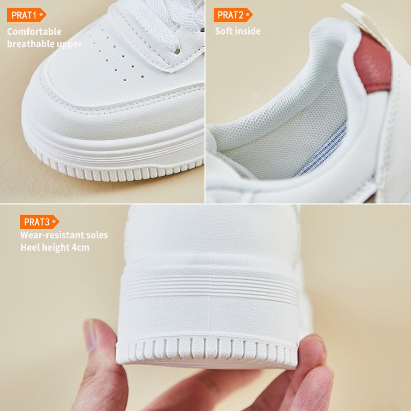 2024 Men's White Casual Sneakers New Ink Painting Board Shoes for Spring and Summer Soccer Shoes