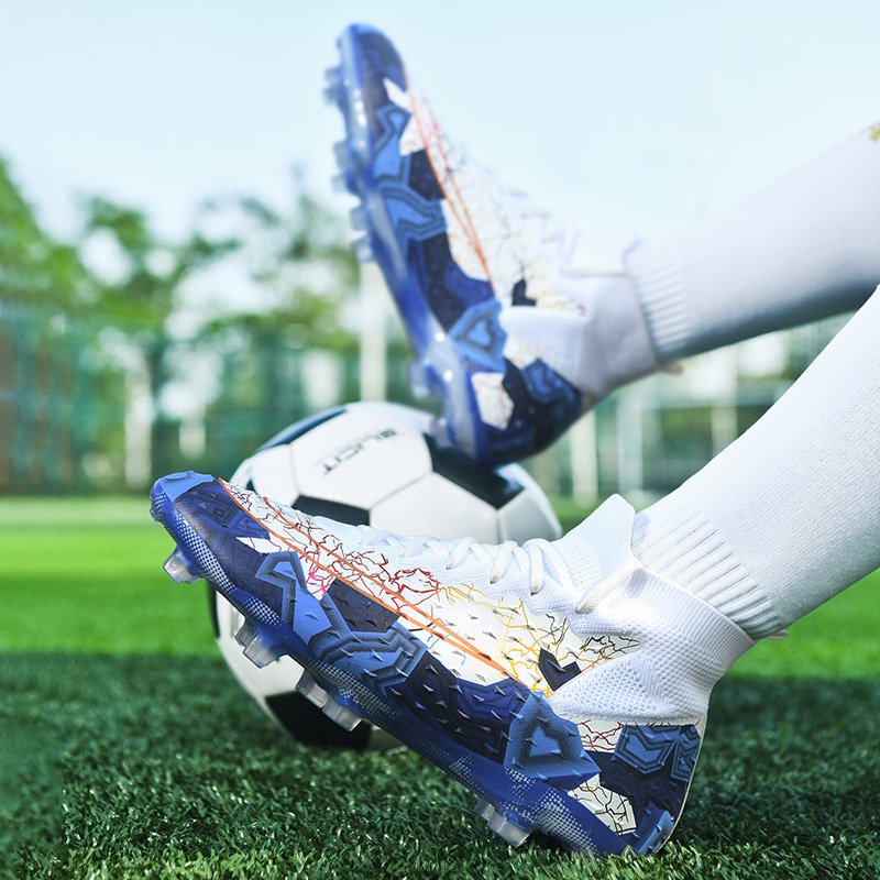 White Golden Cheap Broken Nails Futsal Turf Rubber Outsole Size 32-47 for Student Training Shoes Indoor Soccer Shoes Shoes