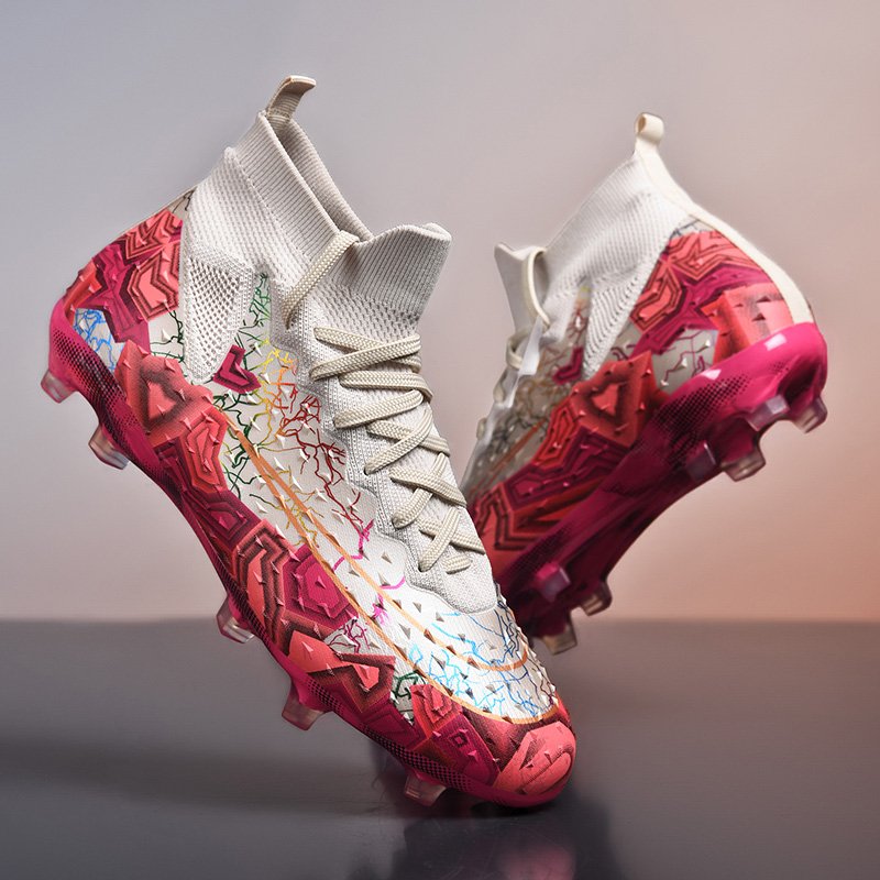 White Golden Cheap Broken Nails Futsal Turf Rubber Outsole Size 32-47 for Student Training Shoes Indoor Soccer Shoes Shoes