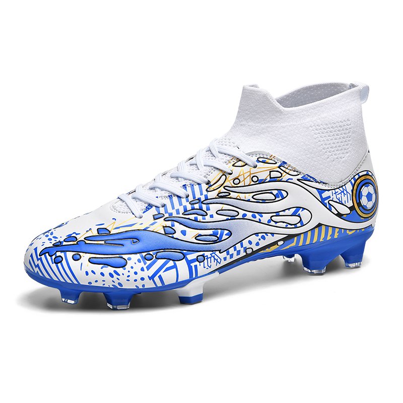 New Arrival Breathable Youth Training Soccer Shoes Outdoor Sports Long Nail Football Shoes For Unisex
