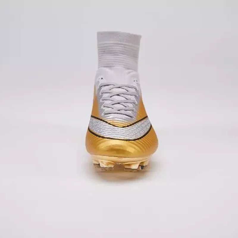 New Arrival botas de futbol Hot Sale Men Superfly professional FG Soccer Shoes Wholesale Cr7 Gold Kids Training Football Boots