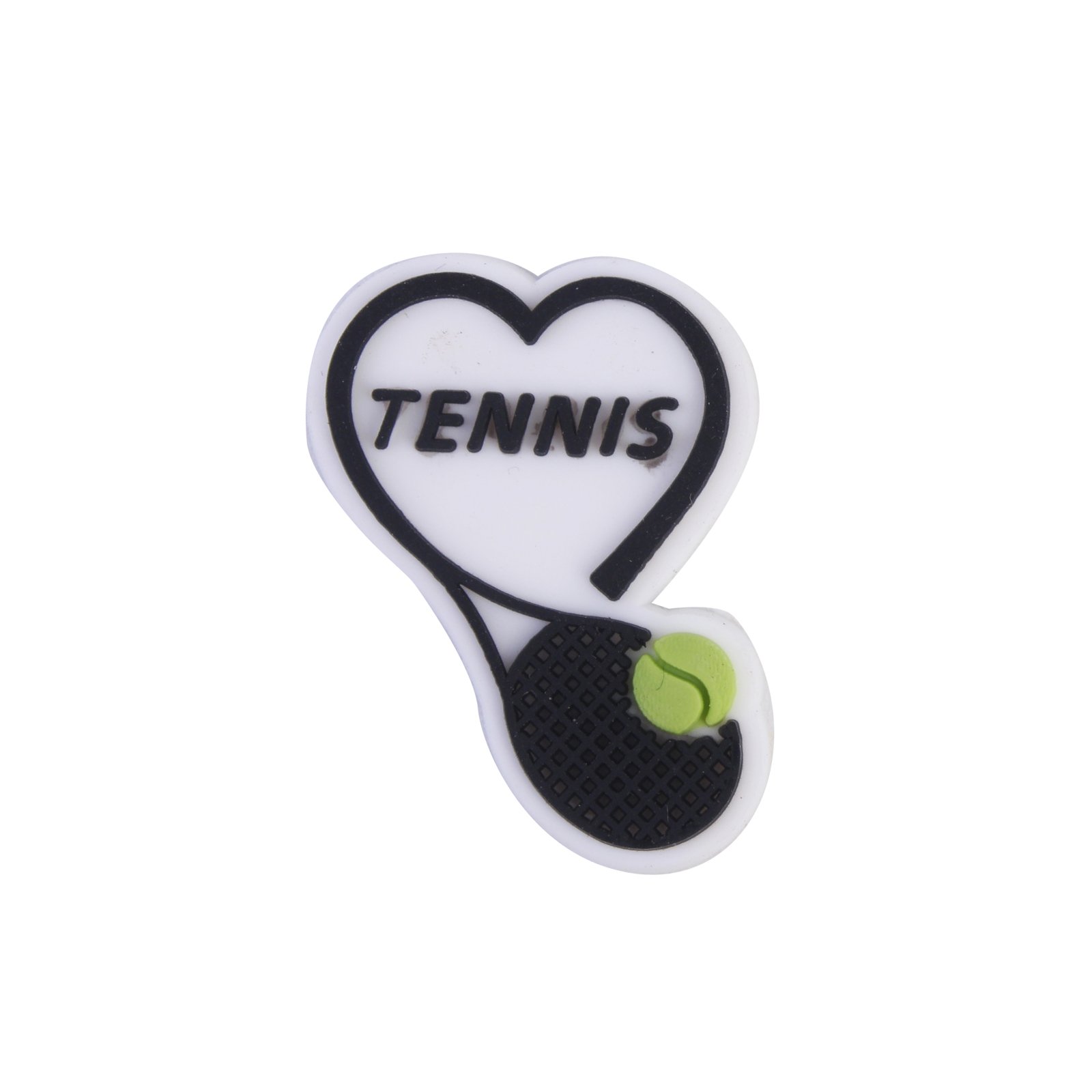 2024 New Arrival Wholesale PVC Custom Design Love Healthy Tennis Sports Shoe Charms Decorations Accessories