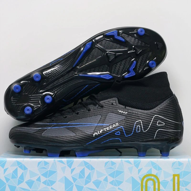 2024 Men Turf Indoor Soccer Shoes Football Cleats Original Superfly Futsal Football Boots Men Chaussure De Foot