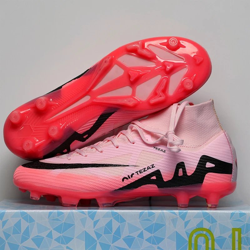 2024 Men Turf Indoor Soccer Shoes Football Cleats Original Superfly Futsal Football Boots Men Chaussure De Foot