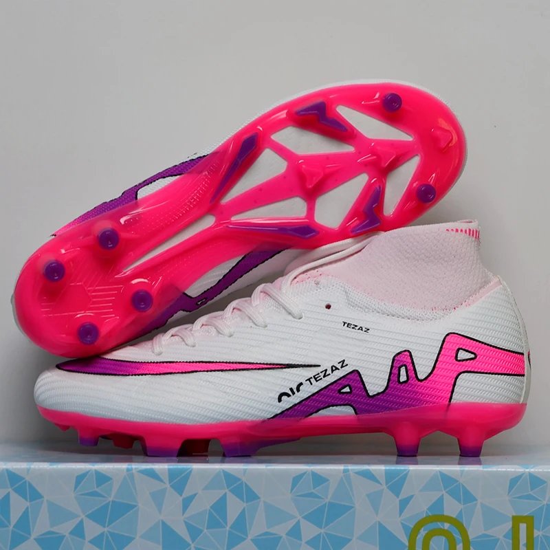 2024 Men Turf Indoor Soccer Shoes Football Cleats Original Superfly Futsal Football Boots Men Chaussure De Foot