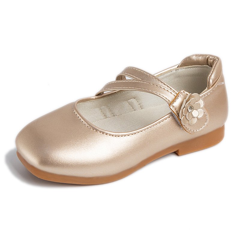 Girls' leather shoes 2024 new white princess dance performance, spring and summer big children, baby students