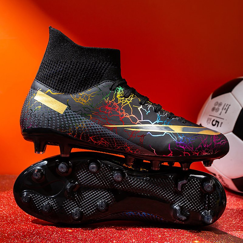 Classic Men's Fg Anti-Skid Football Soccer Shoes Breathable and Wear-Resistant for All Seasons-on Sale!