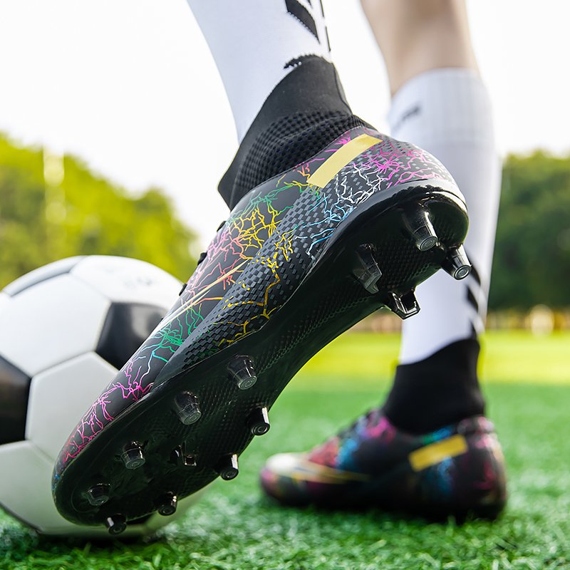 Classic Men's Fg Anti-Skid Football Soccer Shoes Breathable and Wear-Resistant for All Seasons-on Sale!